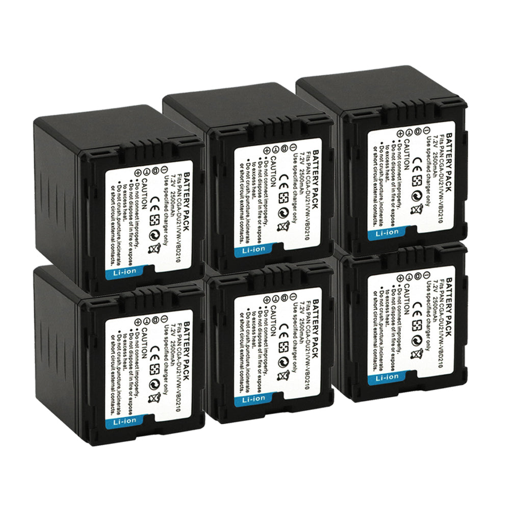 CGA-DU21 Battery Replacement  for Panasonic NV-GS40 GS44 GS47 GS50 GS55 GS57 GS58, PV-GS200 GS300