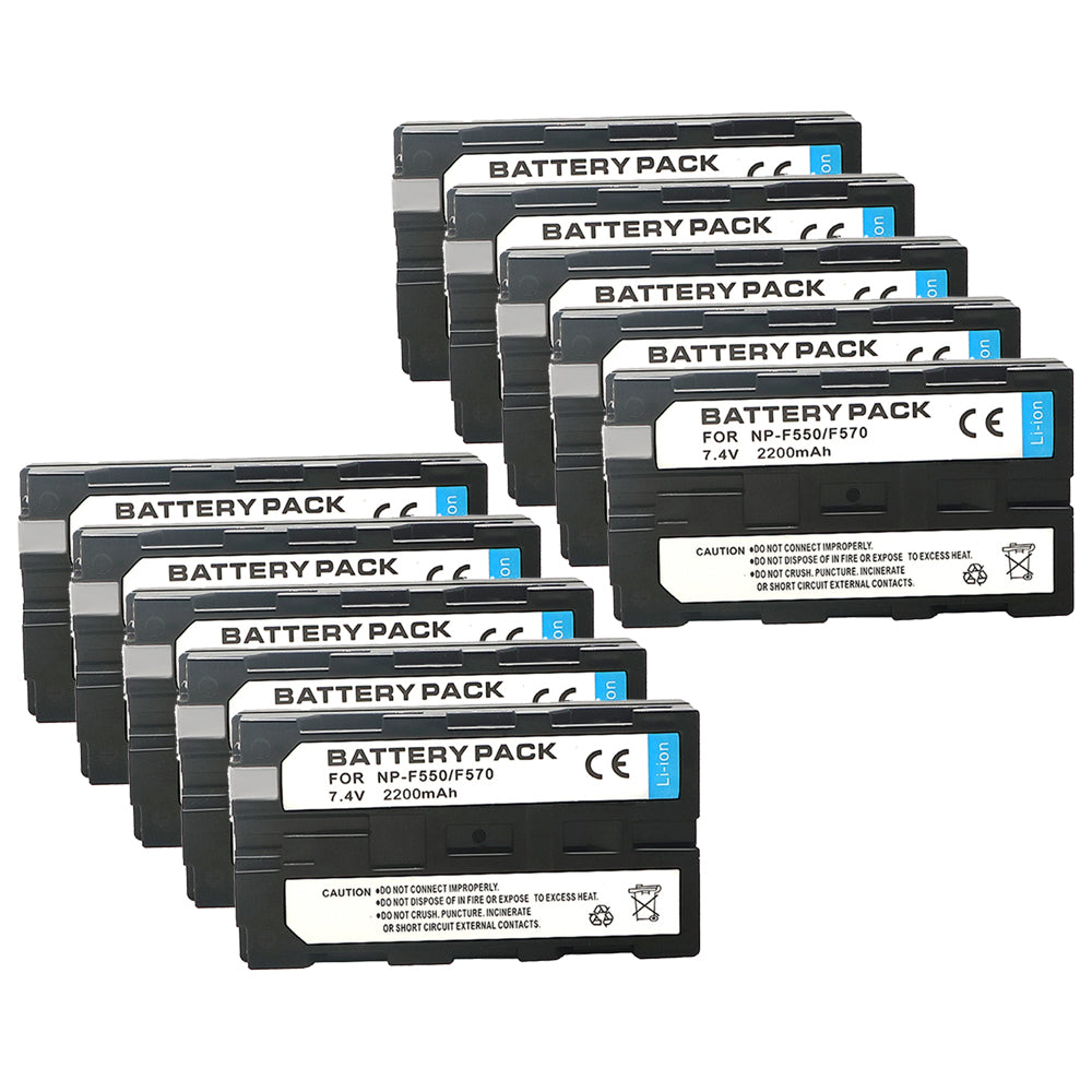 NP-F550 FF570 F530 2200mAh Battery Replacement  for Sony DCR-TRV5 DCR-TRV510 DCR-TRV520