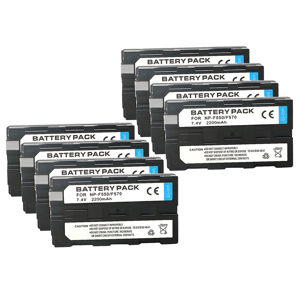 NP-F550 FF570 F530 2200mAh Battery Replacement  for Sony DCR-TRV5 DCR-TRV510 DCR-TRV520